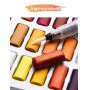 Best Selling Products 48/72 Colors set Sketcher' Pocket Solid Box Paint Artist Watercolour Paint with brush