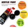 12pcs 75ml acrylic paint Art Paint Supplies good acrylic paints acrylic artist