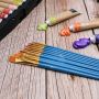 acrylic paint 22ml art paint acrylic 24 Metallic Colors acrylic set paint with brushes for Wood, Fabric, Crafts, Canvas