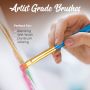 precision acrylic paint 24 plastic tube acrylic paint hot sale 12ml acrylic color paint