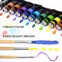 acrylic paint set 12ml 12colors Pigments Great acrylic paint artist for Kids Beginners, painter, Children, Student