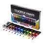 acrylic paint set 12ml 12colors Pigments Great acrylic paint artist for Kids Beginners, painter, Children, Student
