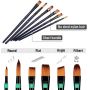 36pcs artist acrylic paint art set 24 tube color acrylic paint for Artists, Beginners, Kids