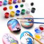 Colorful Artist Acrylic Paint Set 3ml Acrylic Paint for Classrooms School Arts and Crafts Painting Drawing