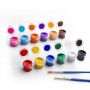 Set of 12 Colors Pigments Rock Wood Crafts Canvas Wall Painting Drawing Acrylic Paint Kit Outdoor Acrylic Paint Pots