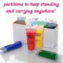 acrylic paint 30ml with 8 brushes & Palette art supplies painting in Bag 22 Parts 12colors acrylic paint buy