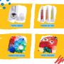 professional 24 colour acrylic paints set 12ml with brushes paints acrylic art in paint colour tube