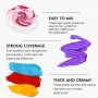 18 color paint 240ml acrylic paint for adults and kids high quality non toxic paint