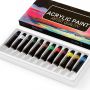 professional acrylic paint 12*23ml paint colour tube high quality paints for drawing