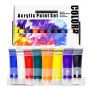 acrylic paint wholesale 8*60ml non toxic paint for Adults & Kids