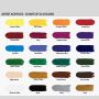 professional acrylic paint set 24 paints for drawing 38ml art paint acrylic for students and adults