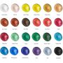 120ml 24colors bulk acrylic paints set for adults and sutdents