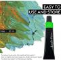 24 acrylic paint colors 12ml professional acrylic paint for art