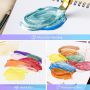 24 vivid metallic acrylic paint set colors professional paints acrylic for artist and student