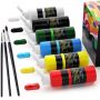 6colors 100ml acrylic paint set rich washable acrylic paint on leather,cabvas americana acrylic paint wholesale