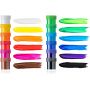 acrylic paint set 12 colors basic acrylic paints non-toxic kids washable paint