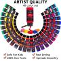 acrylic paint 48 with 12 art brushes artist acrylic paint professional 60ml acrylic paints in bottles