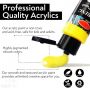acrylic paint set 24colors in 60ml acrylic bottles high quality for art acrylic paint no toxic