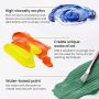 acrylic paint set 60 colors acrilic paint set artist 22ml bulk acrylic paints for adults and kids