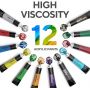 art set painting for beginners or professionalswith 6 Brushes and 3 Paint Canvases 12 non-toxic acrylic paint color