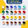 custom acrylic paint 12*24 colours acrylic paint artist acrylic painting set for children, artist