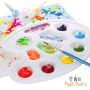 artist acrylic paint 24*12ml with palette and brushes painting set artists for drawing