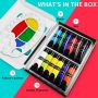acrylic paint 12 colors set with Palette and Brush hot sell painting set artists