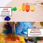 professional acrylic paint high quality 24 acrylic paint set 12ml for painting cheap acrylic paint