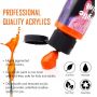 24/ 12 colors paints high quality acrylic paints in bottles color paint set acrylic