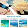 professional acrylic paint set 16colors acrylic paint 75 ml with 10 burshes for art acrylic paint artist set