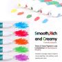 60pack 12ml paint tube non-toxic paint supplies for art set painting
