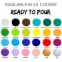 acrylic paint set 24 colors pouring paint acrylic for kids with Silicone Oil non toxic acrylic paint for artist