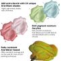 acrylic paint set 24 colours metallic acrylic paints by number for artist painting