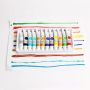 12 ml artist acrylic paint 12colors alu tube acrylic paint set for artist basic acrylic paint set