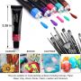 43pcs acrylic paint set professional 24 acrylic paint colors with brush,palette for painting art