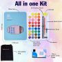 36colors ner design watercolor paint set in metal box with 1 water brush pen, 1 pencil, pouch