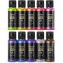 high viscosity shimmer paint 10 chameleon colors 60 ml acrylic paint set for canvas wood