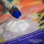 art supplies 75ml tubes vivid colors acrylic paint set with 3 brushes for beginners, students or artists,