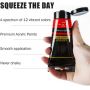 non-toxic 12pcs/box acrylic artist paint tube 75ml packed price