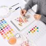 Non-Toxic wholesale watercolors 48 water color paint professional artist watercolors for painting
