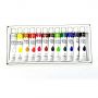 Professional 12ml 12 colors acrylic color paint set