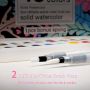 watercolor paint set 48 color paint with 2 water brush pens for artist and children solid watercolor