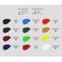 high concentration 100ml handmade diy acrylic color paint for painting