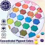 36colors ner design watercolor paint set in metal box with 1 water brush pen, 1 pencil, pouch
