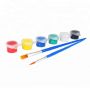 3ml 6 difference colors acrylic paint pots strip included 2 brushes