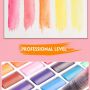 24colors solid watercolor paint set in box for art