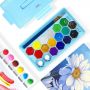 watercolor set 18 vibrant colors artist paint set