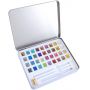 35colors glitter watercolor painting colors watercolor with sponge and brush for painting