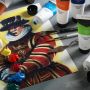 12pcs acrylic paint set 75ml and custom logo on the tube and package