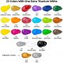 non toxic 24 pieces wholesale art acrylic paint set for kids